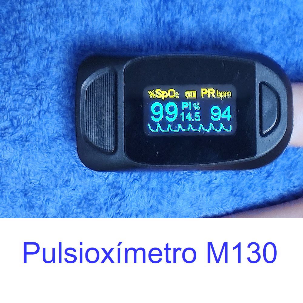 Pulsioxímetro dedo. Medidor saturación de oxigeno (SpO2) Y Pulso