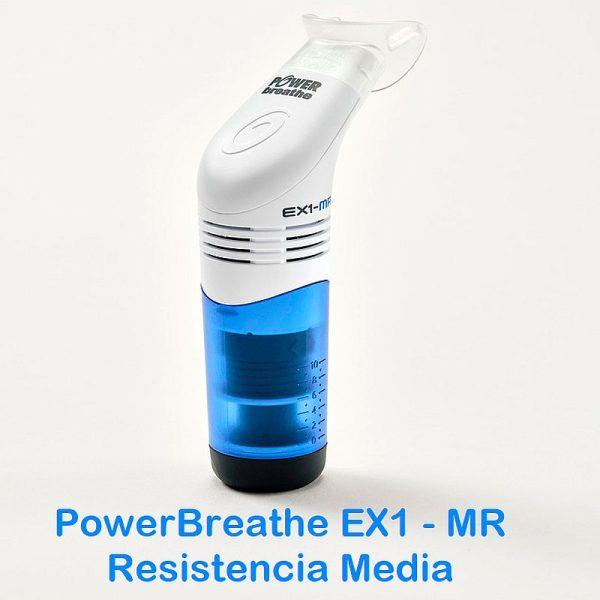 Powerbreathe EX1 de Resistencia Media para el entrenamiento de la musculatura espiratoria, en cantantes, músicos, apnea del sueño,..