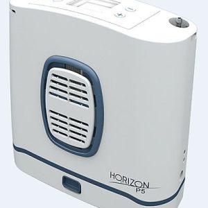 Concentrador de oxígeno portátil Scaleo Horizon P5, desarrollado y fabricado en Francia, disponible en Ortopedia Plantia de Donostia - San Sebastián