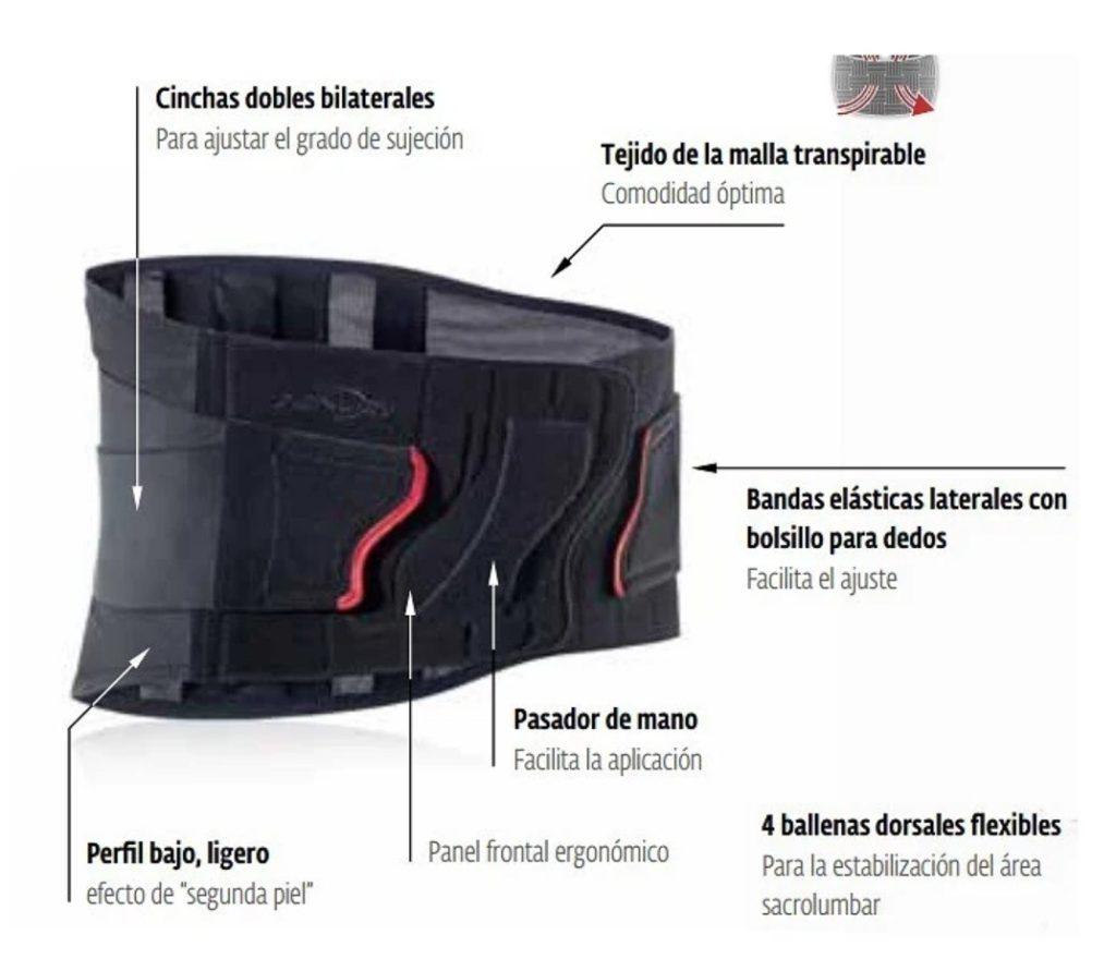 La faja lumbar Porostrap ofrece soporte ortopédico para la zona lumbar, ideal para aliviar dolores y prevenir lesiones.