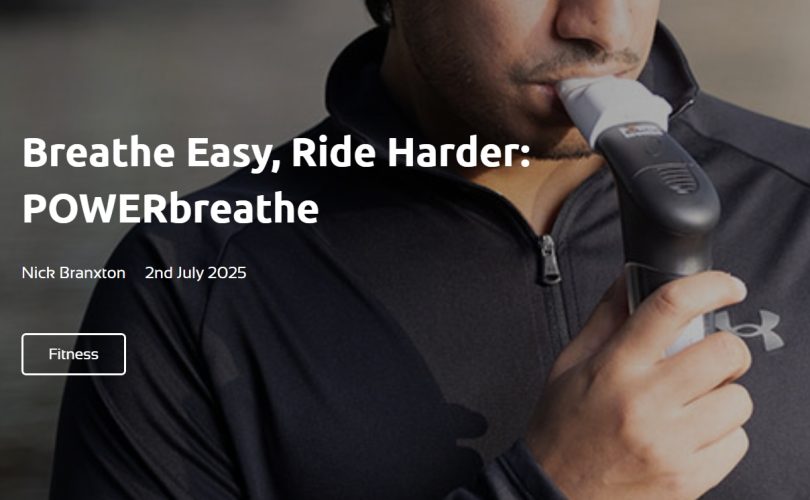 Respira fácilmente y Pedalea con más Fuerza: Powerbreathe y Ciclismo